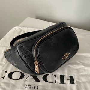 Coach leather belt bag